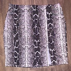 Cheetah sequins skirt